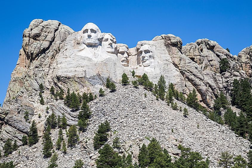 Mount Rushmore National Memorial, South Dakota, USA.