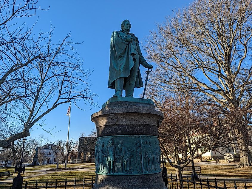 Statue of Commodore Matthew C. Perry by quiggyt4 via Shutterstock.com