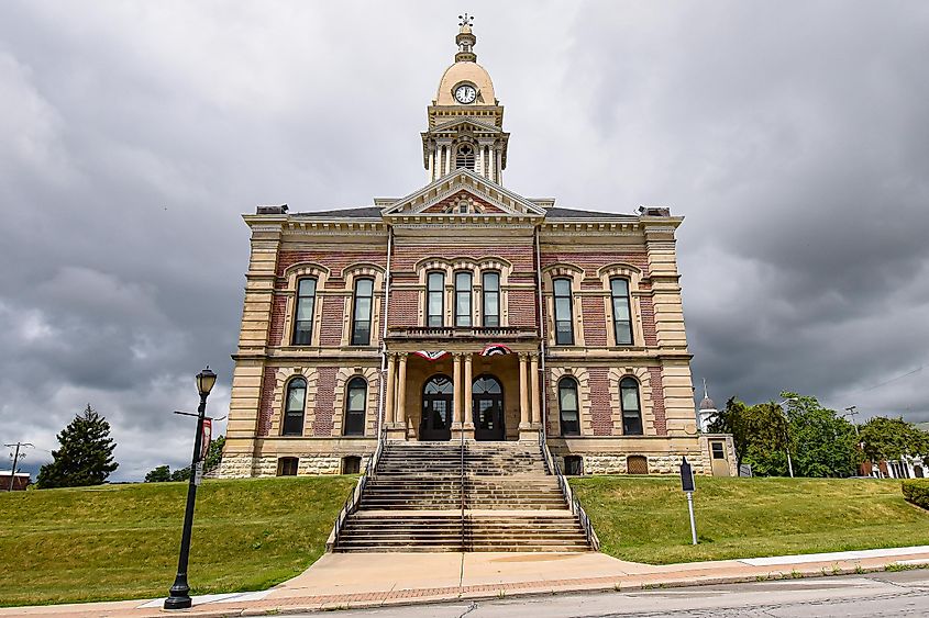 Wabash County Courthouse in Wabash Indiana