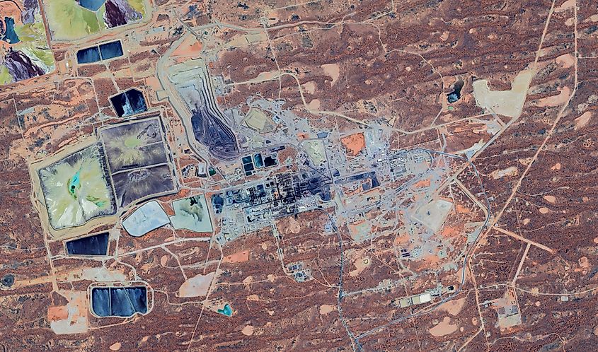 Olympic Dam Mine, Australia. (Aerial Viewer / Shutterstock)