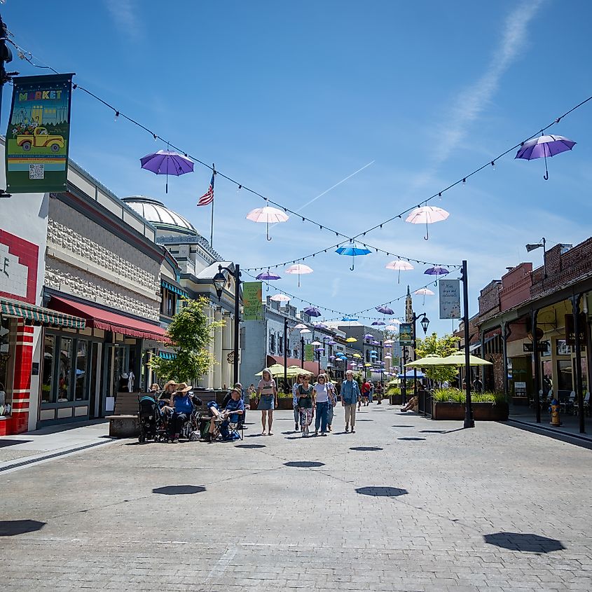 Street view in Grass Valley, California