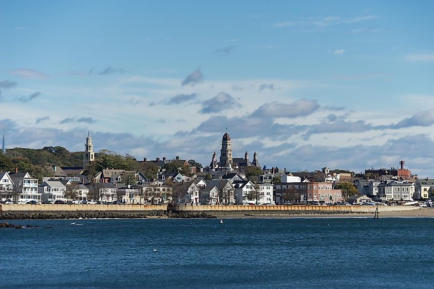 Waterfront view of Gloucester