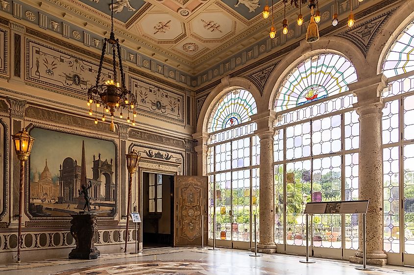 Interior of Villa Vizcaya Museum