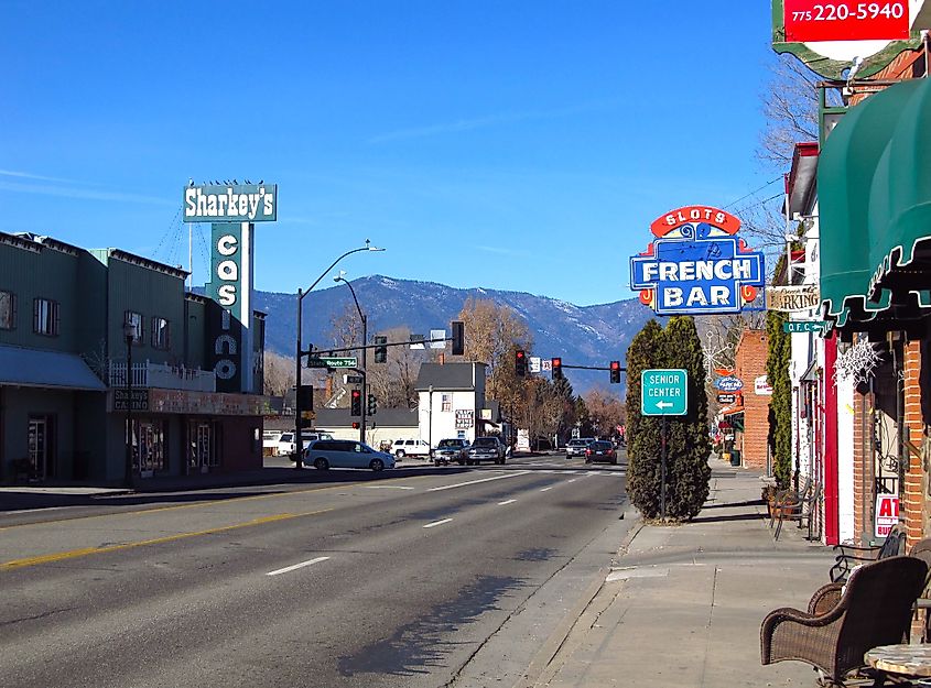 Downtown Gardnerville, Nevada