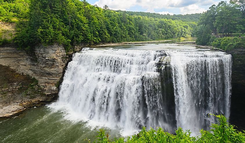Letchworth State Park waterfall