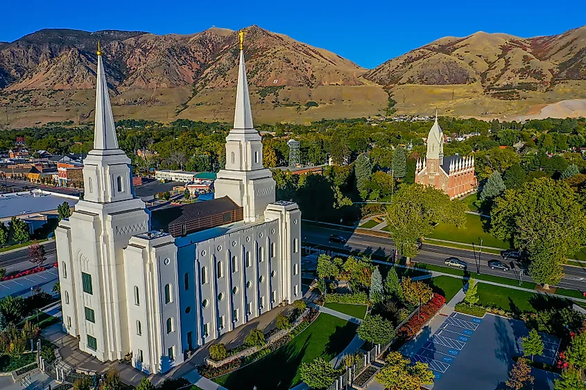 Picturesque Brigham City is famous for its Mormon architecture.