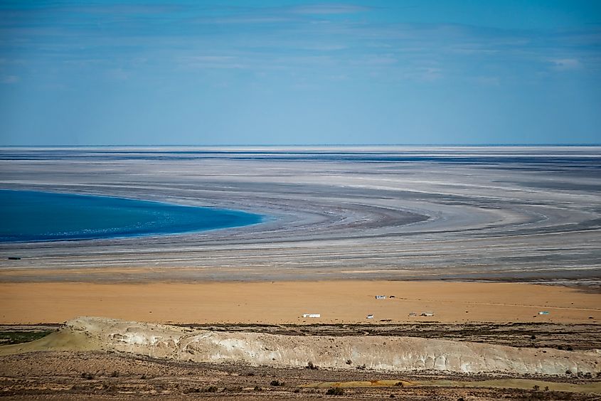 Aral Sea’s Parched Bed and the Forgotten Former Lakeshores