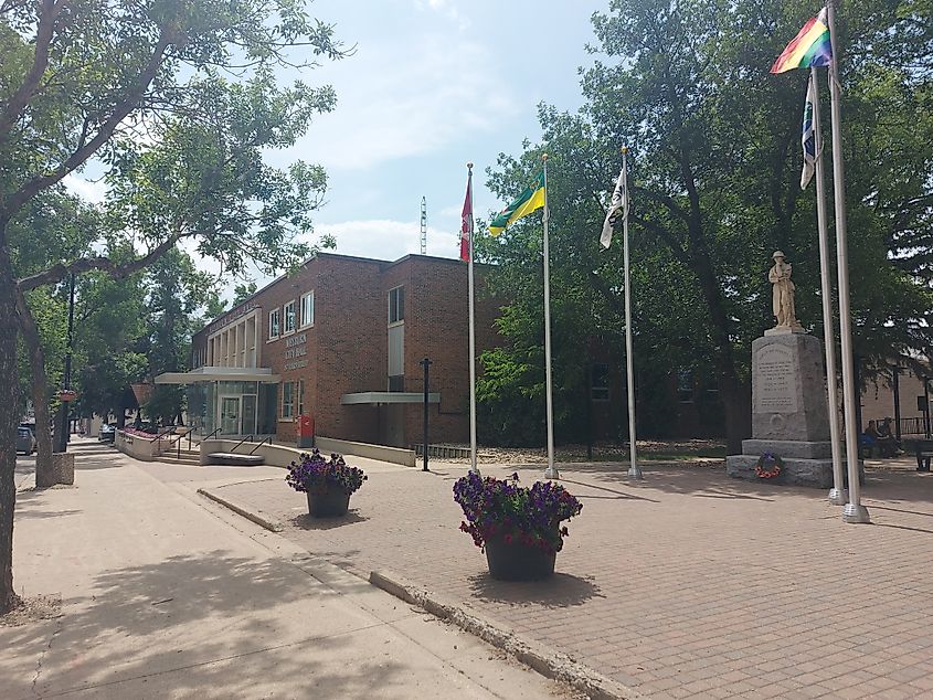 City Hall in Weyburn, Saskatchewan.