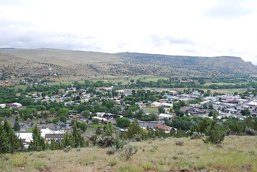 Overview of John Day, Oregon