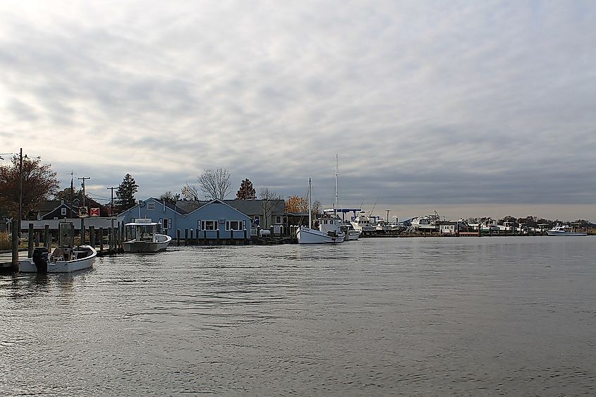 Water view of Leipsic, Delaware