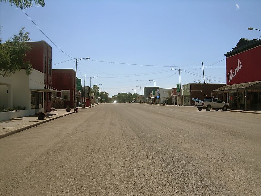 Downtown De Smet, South Dakota.