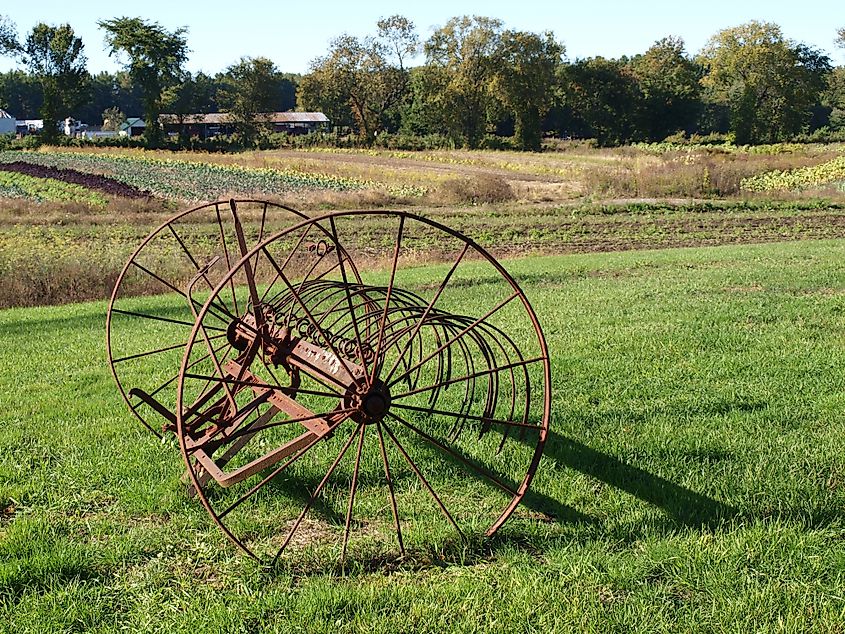 Antique farm equipment Littleton Massachusetts