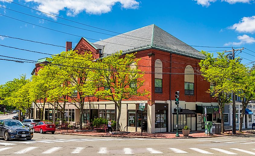 The Stevens Building in Newton, Massachusetts