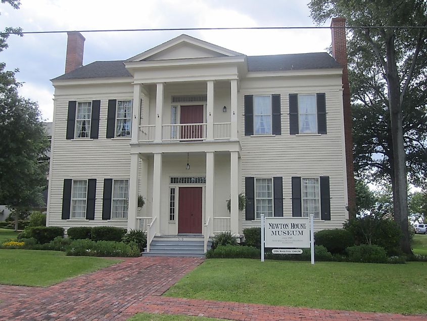 Newton House Museum near downtown El Dorado, Arkansas.