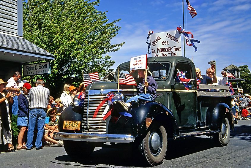 National Independence Day Parade in Eastsound, Washington