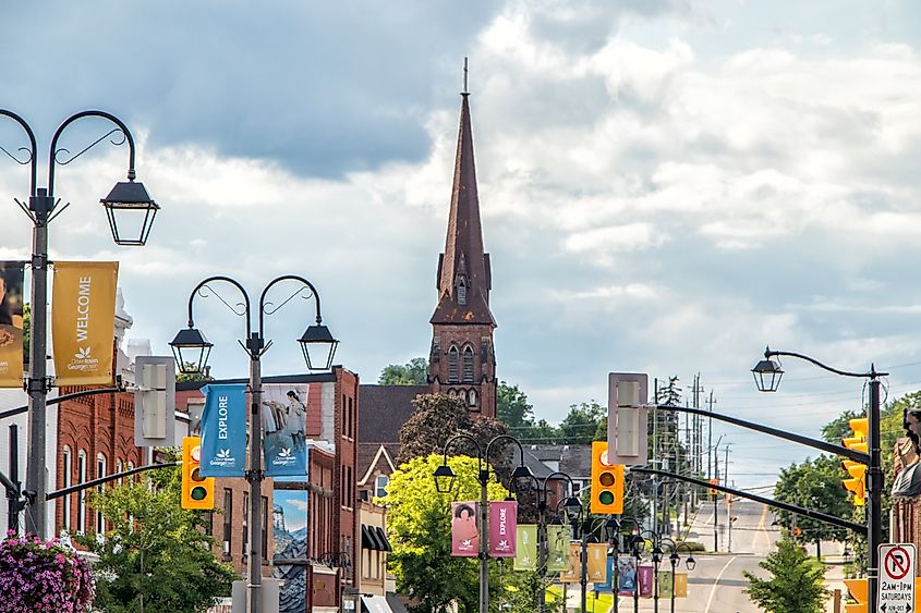 Georgetown in Halton Hills, Ontario (Editorial credit: JohnInNorthYork / Shutterstock.com)