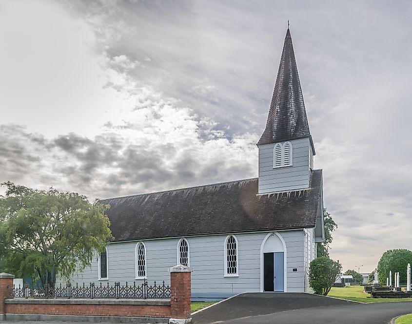 Church in Te Awamutu, Waikato.