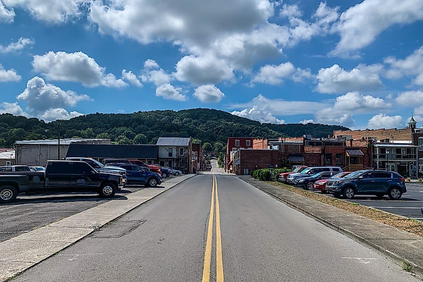 Church Street in Rogersville, Tennessee