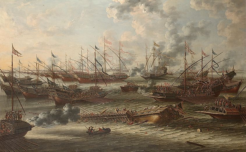The Battle of Lepanto.