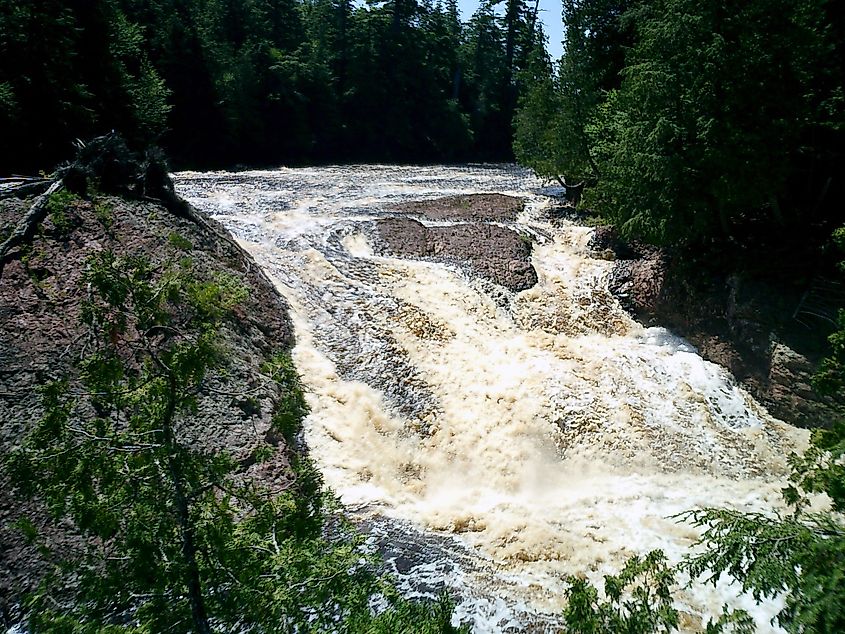 Great Conglomerate Falls, on northern Michigan's Black River