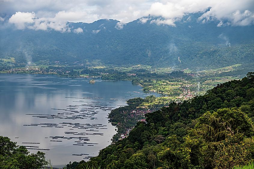 Lake Maninjau, Sumatra, Indonesia