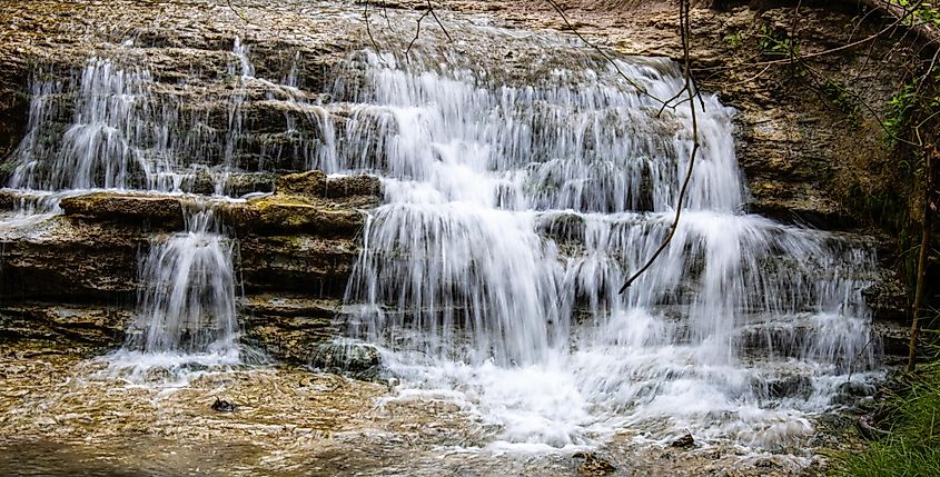 Chalk Ridge Falls Trail Texas