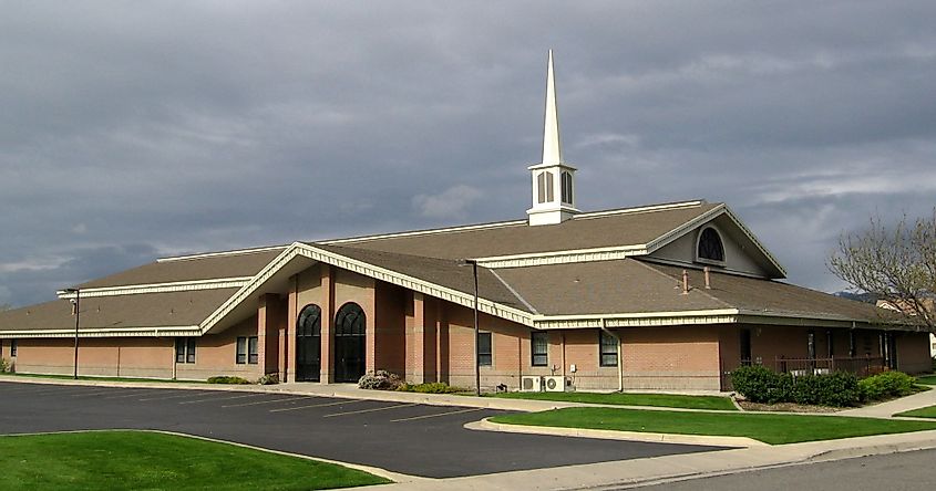  A stake center of The Church of Jesus Christ of Latter-day Saints in West Valley City, Utah. Image Credit: Leon7, via Wikimedia Commons