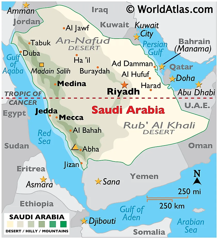Saudi Arabia Maps & Facts World Atlas