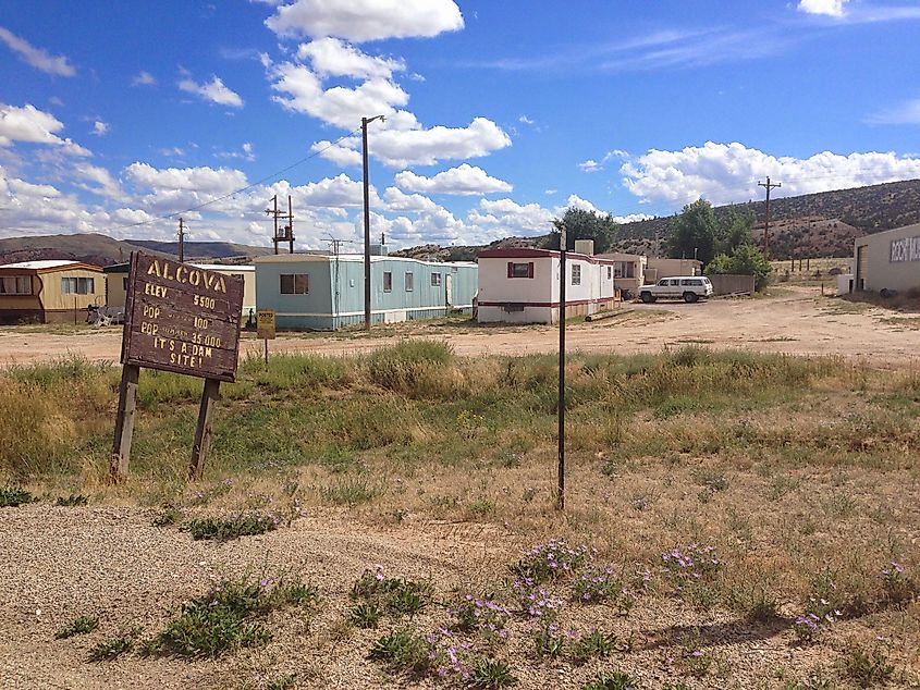 Town in central Wyoming.