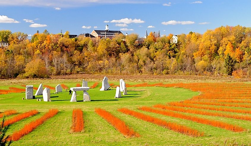 The Stanstead Quebec Stone Circle, Canada