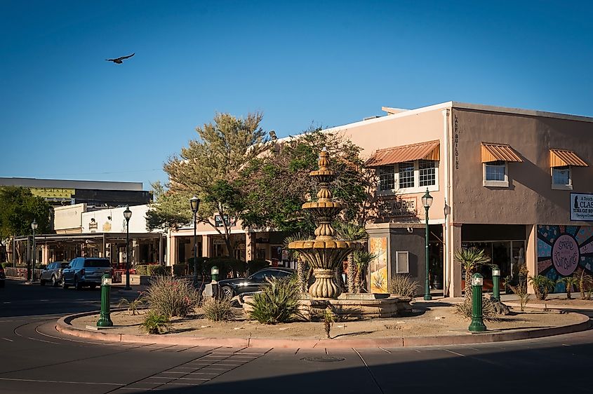 Historic old town Yuma, Arizona.