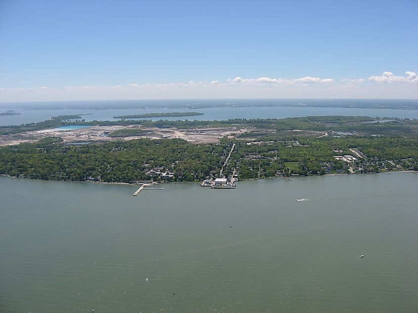 Shoreline in Lakeside, Ohio