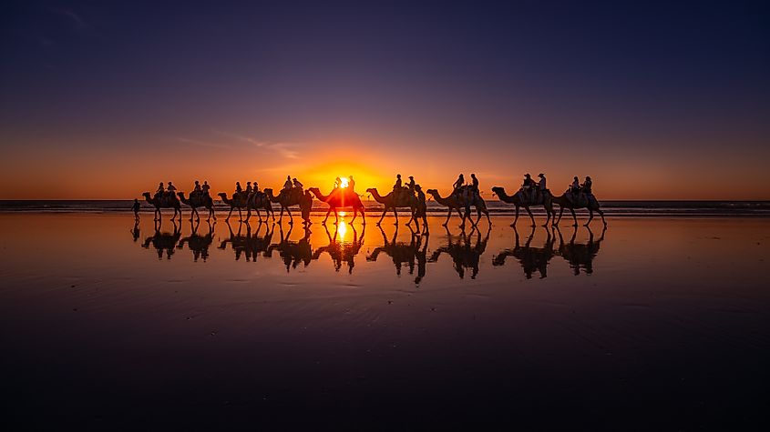 Cable Beach in Broome, Western Australia, Australia