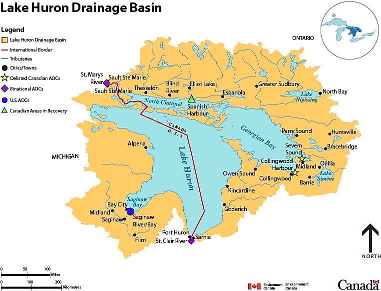 Lake Huron Drainage Basin