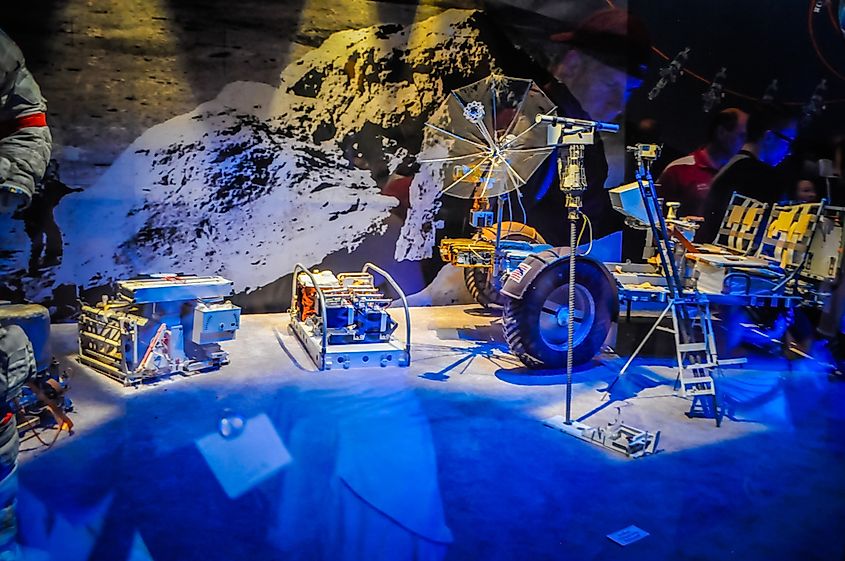 A replica of Lunar Roving Vehicle at the Smithsonian Air and Space Museum.