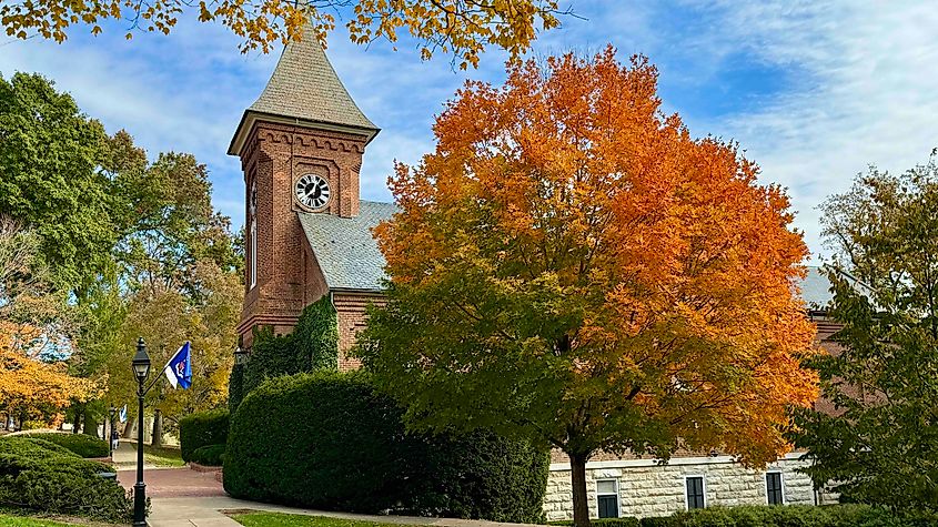 Lexington old church in faall photo by Bryan Dearsley