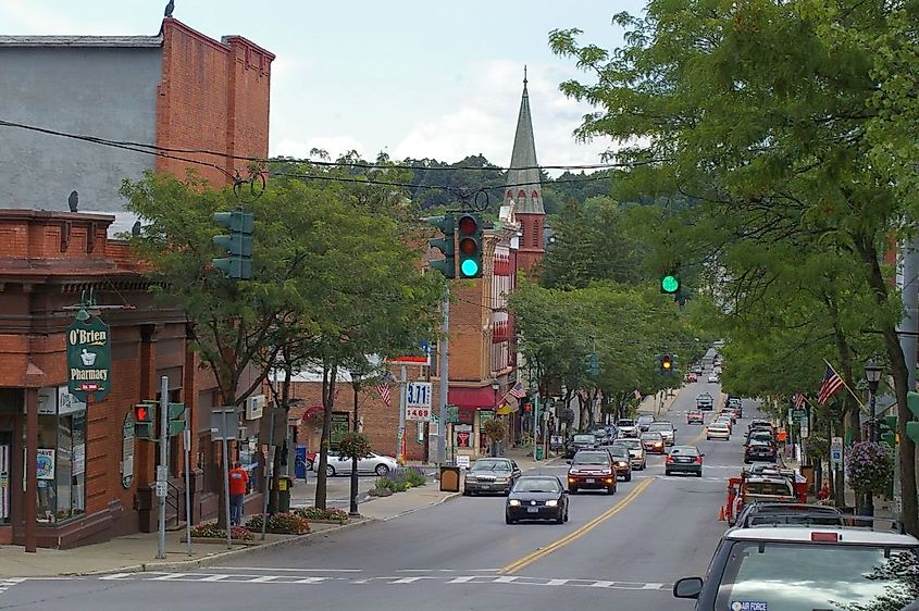 Milton Avenue in Ballston Spa