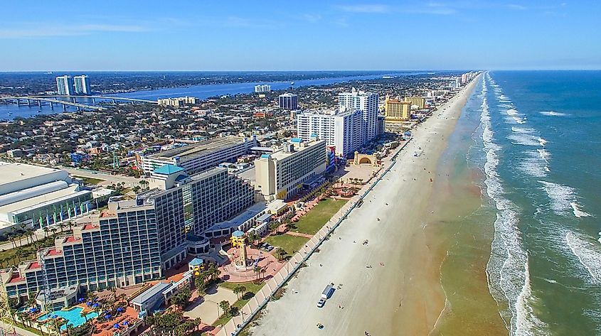 Aerial view of Fort Walton, Florida