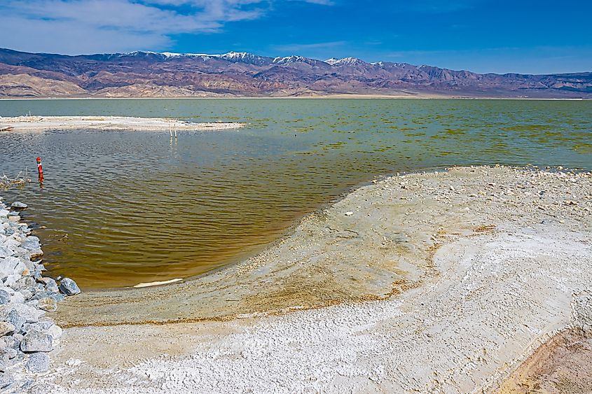 The Flooded Salt Flats of Owens Lake