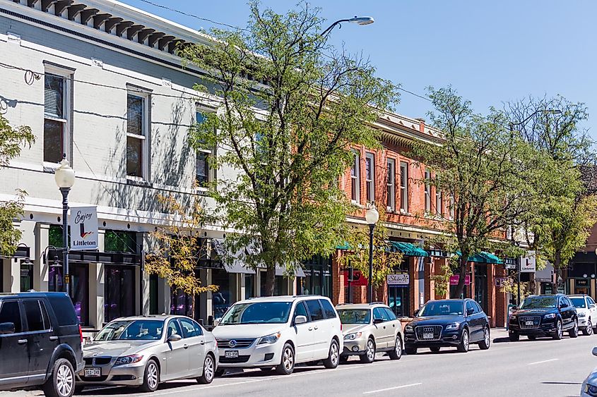 Main street of historic downtown.