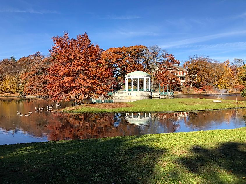 Roger Williams Park, Providence, Rhode Island in autumn