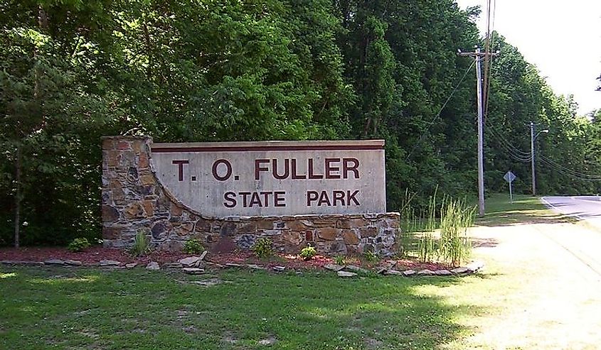 Sign for T.O. Fuller State Park