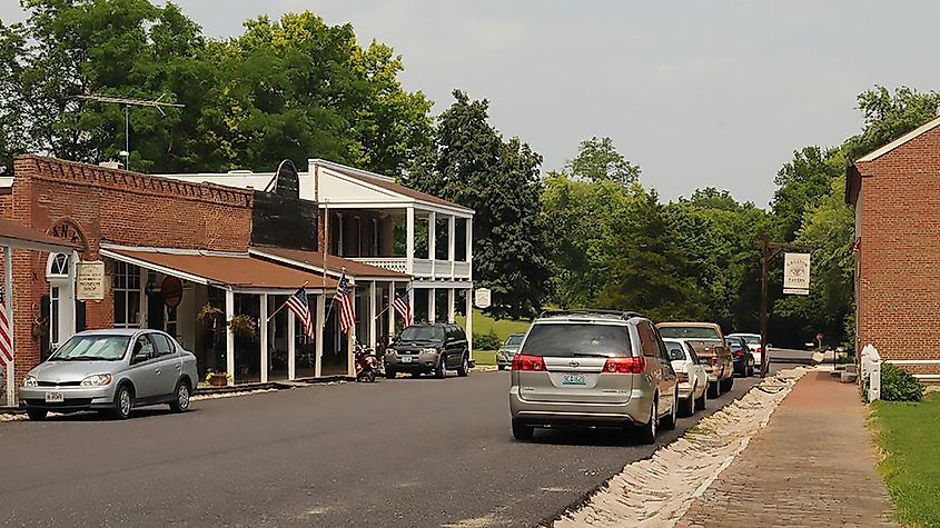 Arrow Rock in Missouri, via 