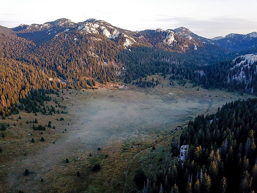 Uvala karst landform