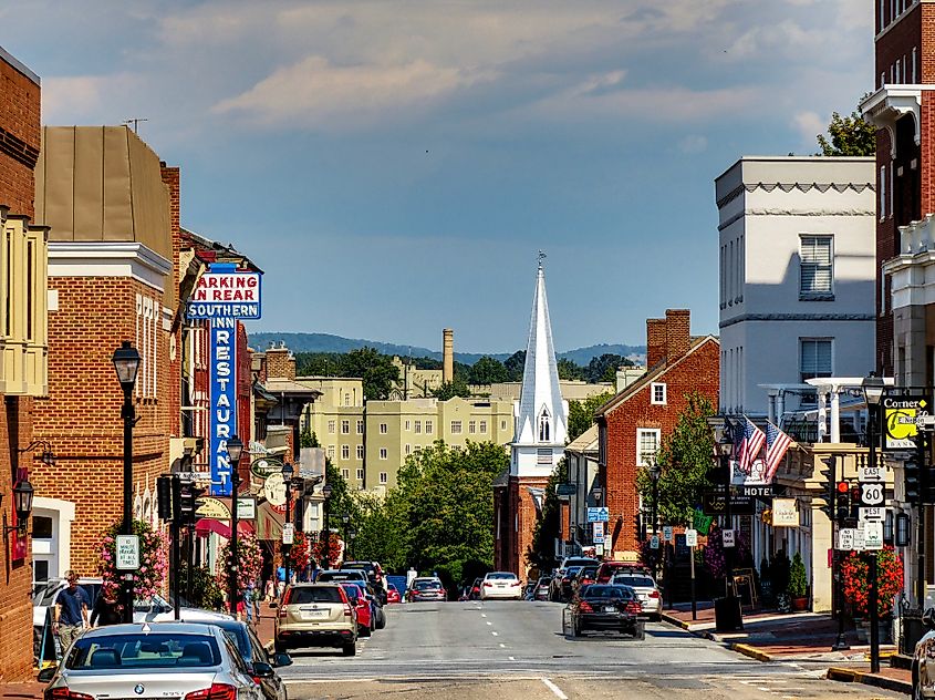 Downtown Lexington, Virginia. Image credit Kipp Teague via Flickr.com