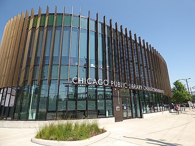 Chinatown Chicago Library.jpg Howard Lifshitz Creative Commons Attribution 2.0