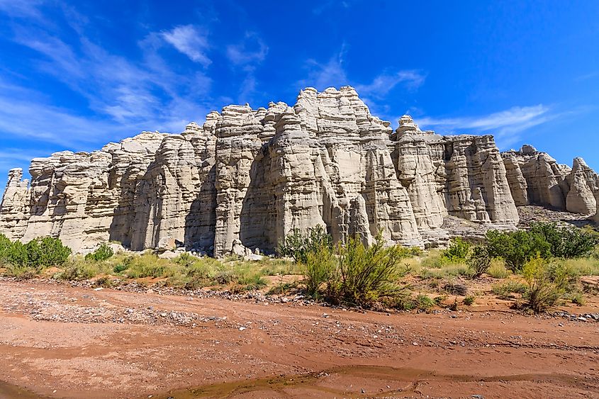 Rock formations near Abiquiu, New Mexico.
