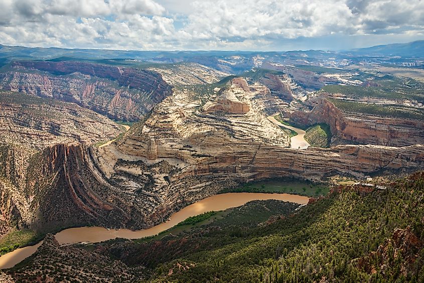 Overlook at Dinosaur National Monument in Colorado, USA