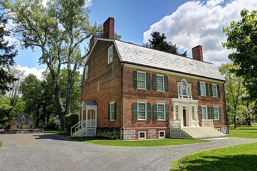 The historic William Henry Ludlow house, built in 1786 in Claverack, NY i