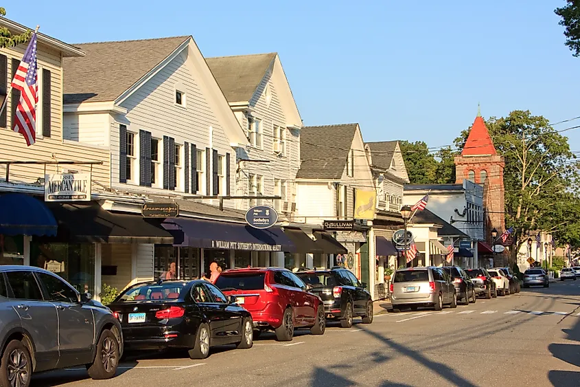 Main Street in Essex, Connecticut